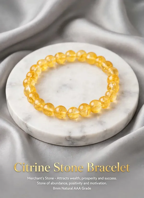 Citrine_Yellow_Adjustable_Bracelet_100%_original_product_with_lab_certificate_
