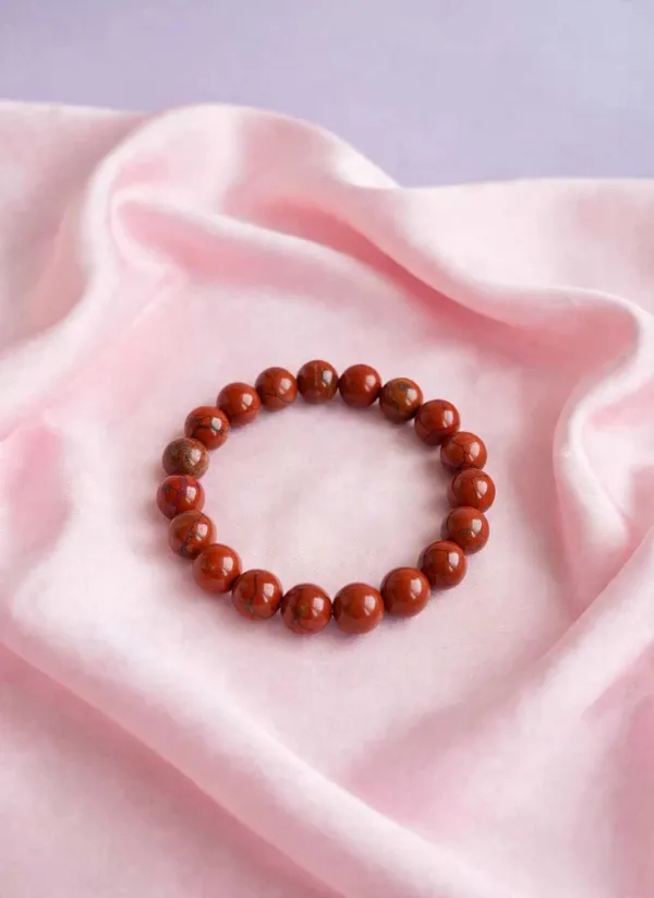 Natural_Red_Jasper_Beaded_Stretch_Bracelet_For_Men_And_Women