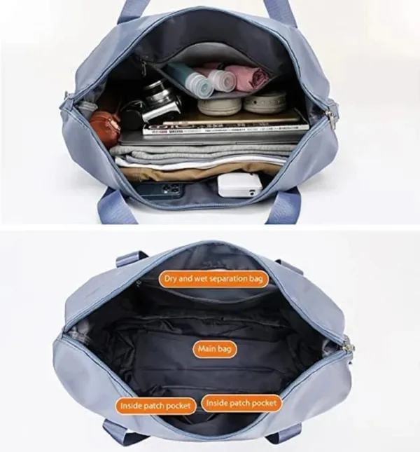 Blue_Polyester_Oxford_Foldable_Expandable_Travel_Bag