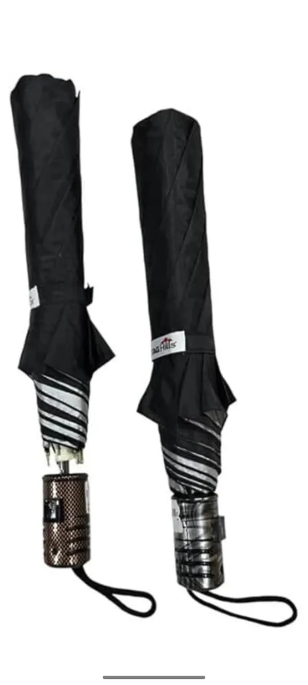 Black_Pongee_Polyester_Auto_3-Fold_Silver_Lining_Umbrella