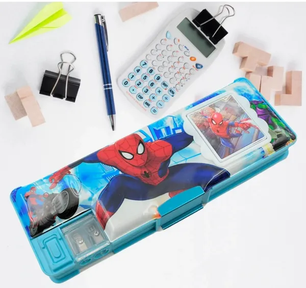 Keenhub_Blue_Tin_Metal_Geometry_Box_With_Calculator_For_Students