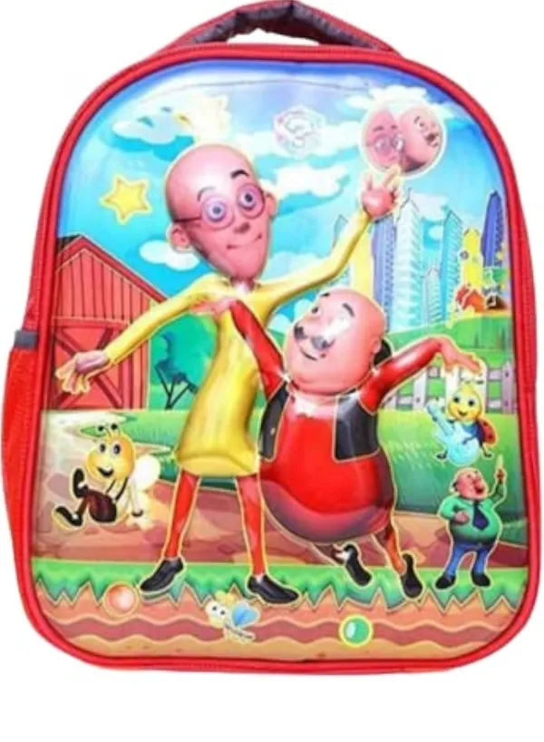 Red_Polyester_Motu_Patlu_Waterproof_School_Bag_For_Boys