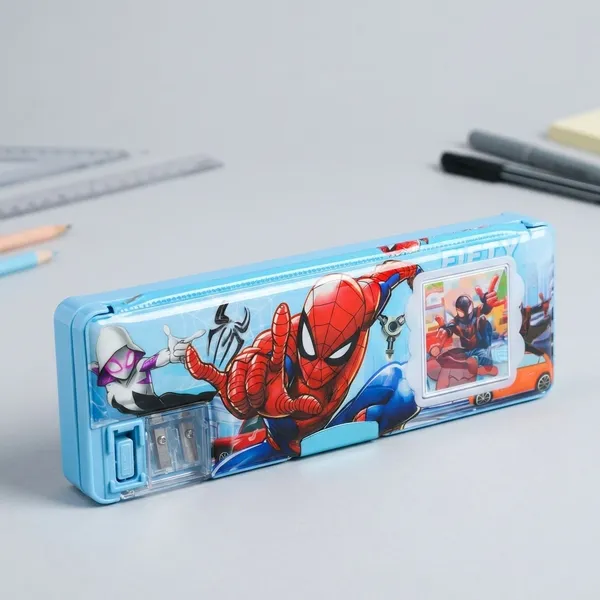 Keenhub_Blue_Tin_Metal_Geometry_Box_With_Calculator_For_Students