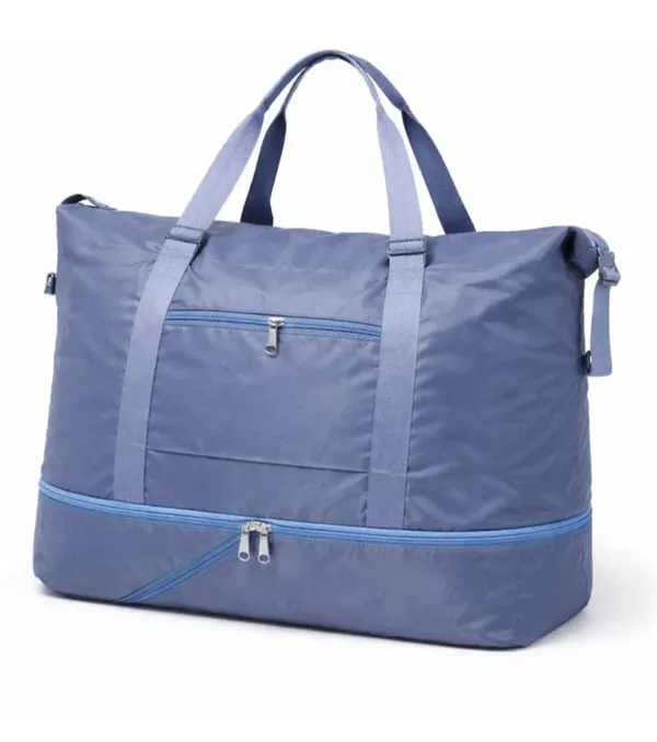 Blue_Polyester_Oxford_Foldable_Expandable_Travel_Bag