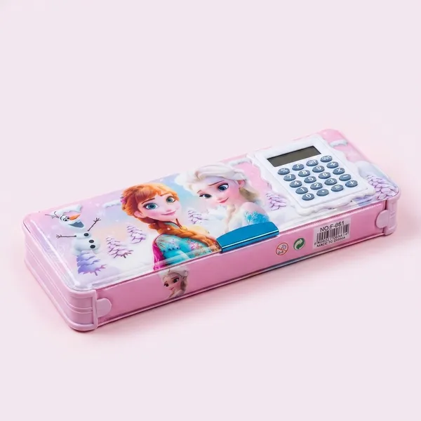 Keenhub_Pink_Tin_Metal_Geometry_Box_With_Calculator_For_Students