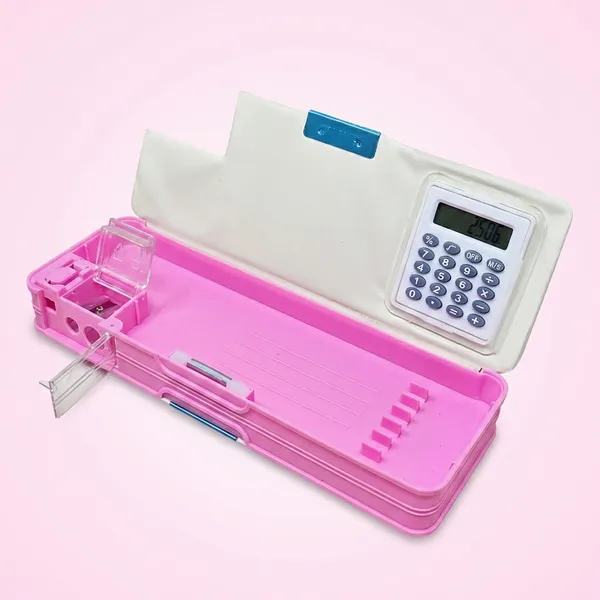 Keenhub_Pink_Tin_Metal_Geometry_Box_With_Calculator_For_Students