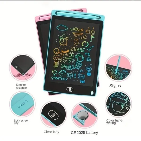 Blue_And_Black_Abs_Lcd_Writing_Tablet_With_Erase_Button_For_Kids