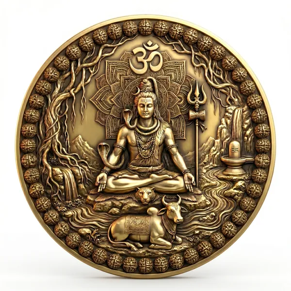 Brass_Decorative_Coin__Lord_Shiva_Meditation_Mandala