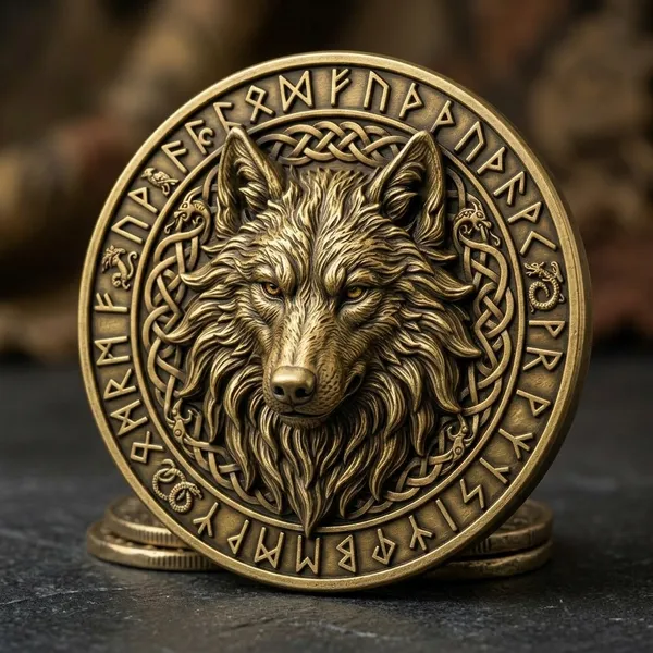 Brass_Decorative_Coin_Antique_Norse_Viking_Wolf_Rune_Medallion