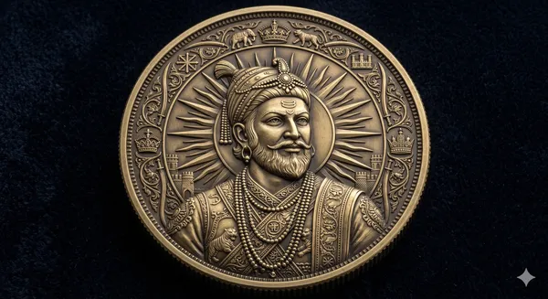 Brass__Decorative_Coin_Antique_Historical_Portrait