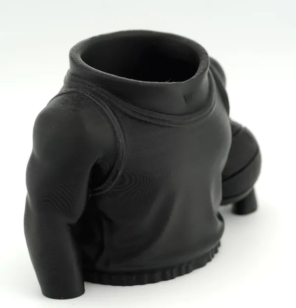 PLA_3D_Print__Modern_Hoodie_Torso_Shaped_Desk_Organizer_Pen_Holder