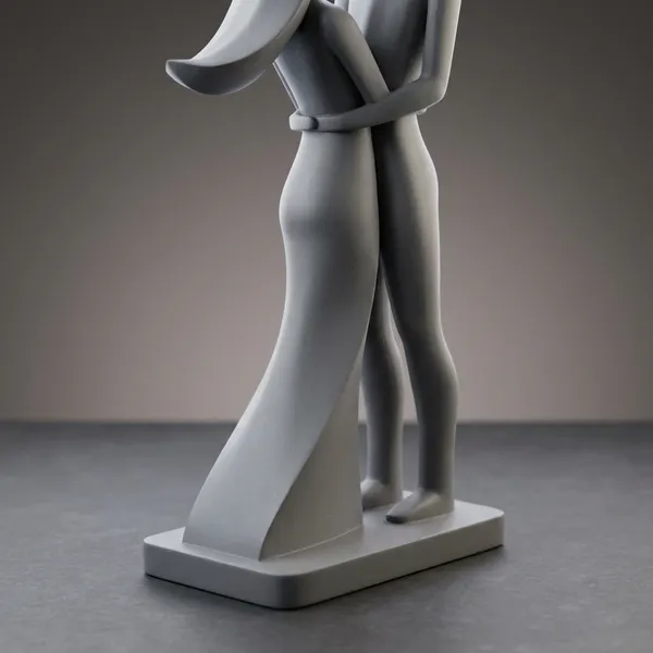 PLA__3D_print__Abstract_Modern_Couple_Dancing_Decorative_Sculpture