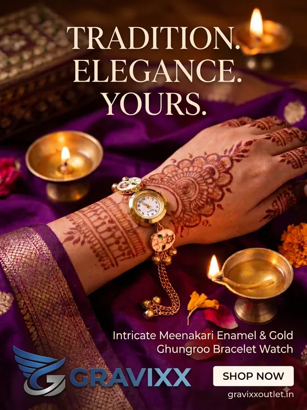 Elegant_Gold_Decorative_Mini_Clock_with_Chain-_Kashmiri_Watch