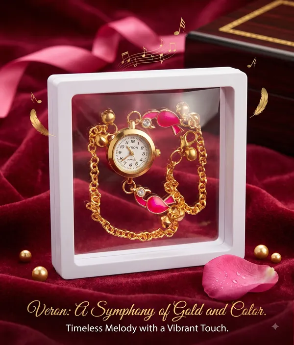 Elegant_Gold_Decorative_Mini_Clock_with_Chain-_Kashmiri_Watch