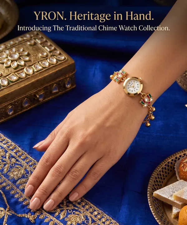 Elegant_Gold_Decorative_Mini_Clock_with_Chain-_Kashmiri_Watch