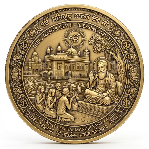 Brass_Decorative_Coin_Golden_Temple_Guru_Nanak_Dev_Ji