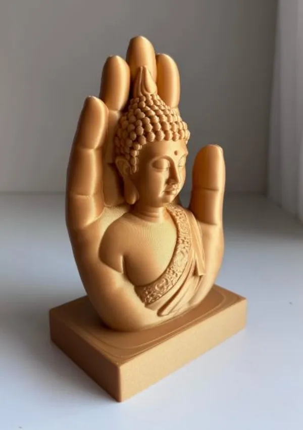 PLA_3D_Print_Spiritual_Buddha_In_Open_Hand_Decorative_Sculpture
