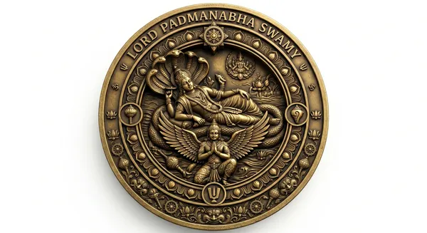 Brass_Decorative_Coin_Lord_Padmanabha_Swamy_Ananta_Shayana