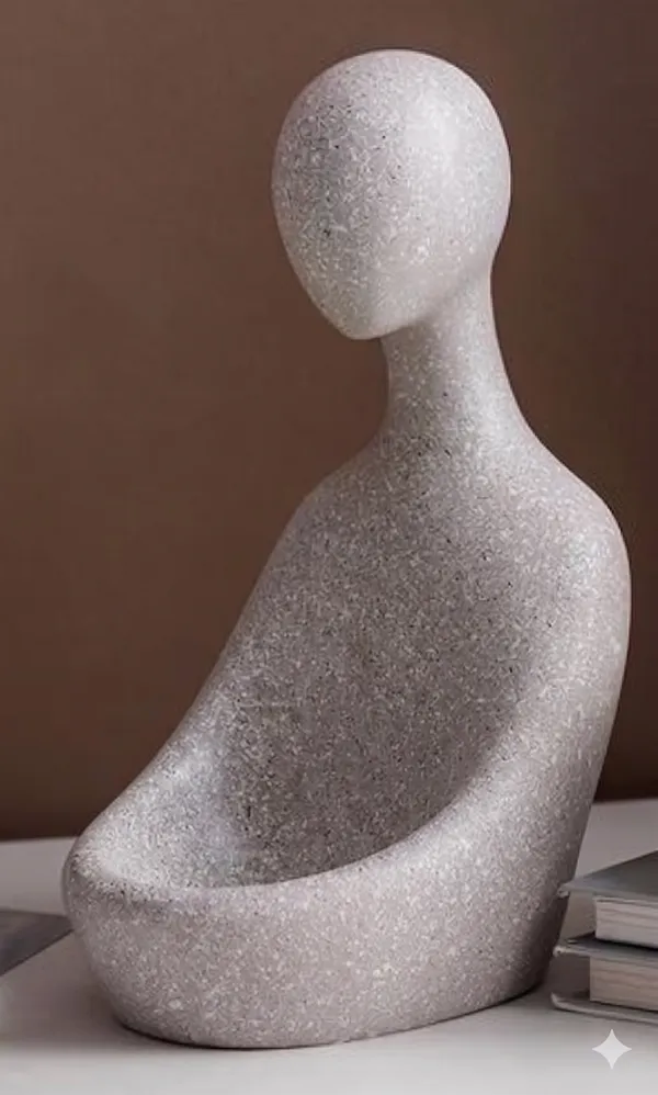 PLA_3D_Print__Modern_Abstract_Figurine_Vase