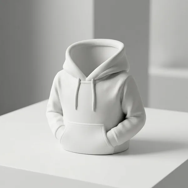 PLA_3D_print_Novelty_Hoodie-Shaped_Desk_Organiser_Pen_Holder