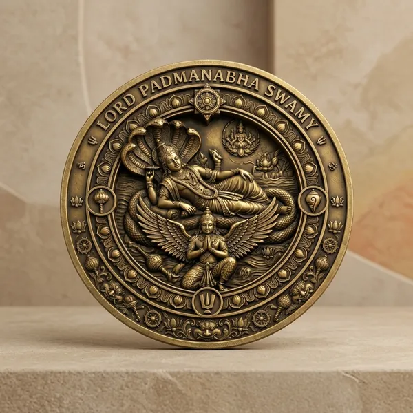 Brass_Decorative_Coin_Lord_Padmanabha_Swamy_Ananta_Shayana