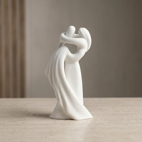 PLA_3D_Print_Modern_Abstract_Embracing_Couple_Decorative_Figurine