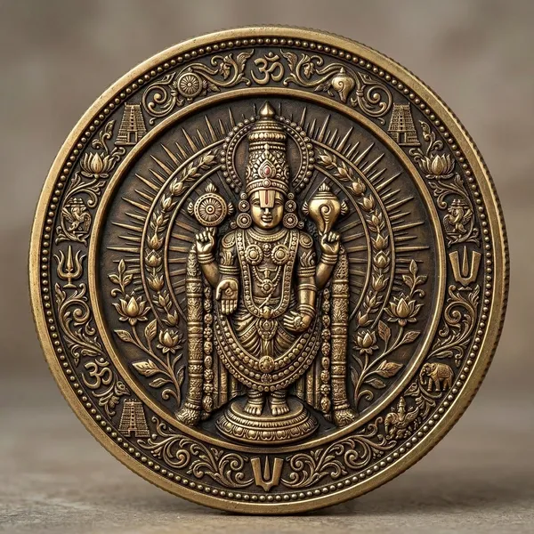 Brass_Decorative_Coin_Hindu_Deity_Embossed