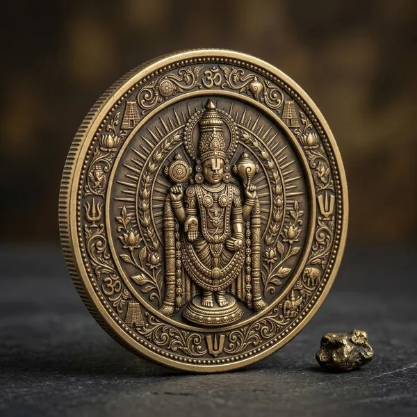 Brass_Decorative_Coin_Hindu_Deity_Embossed