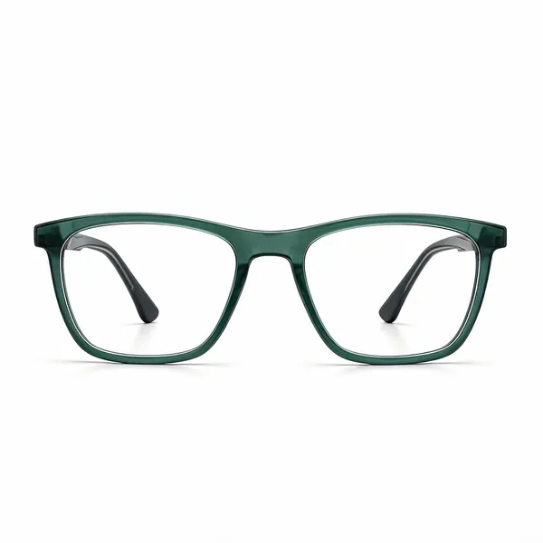 Green_Acetate_Full_Rim_Rectangular_Eyeglasses_For_Unisex
