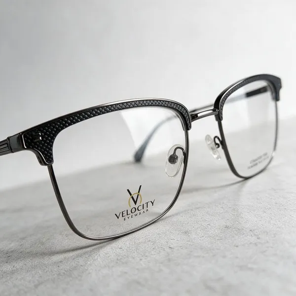 Velocity_Black_Stainless_Steel_Eyeglasses