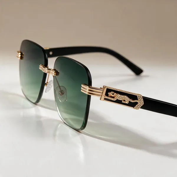 Black_Rimless_Gradient_Lens_Sunglasses_for_Unisex