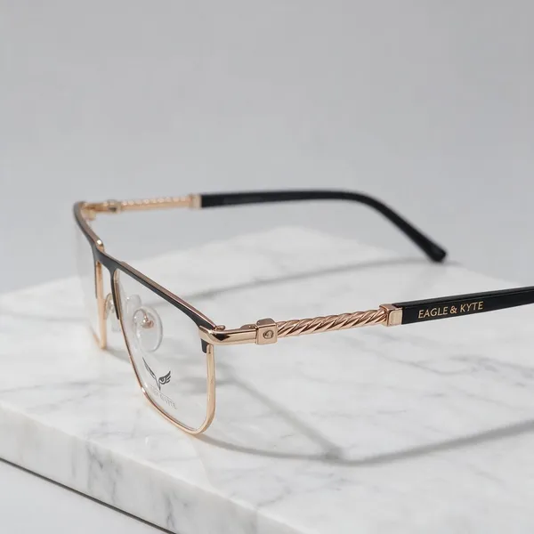 Eagle_Eyes_Black_Metal_Rectangular_Eyeglasses_For_Adults
