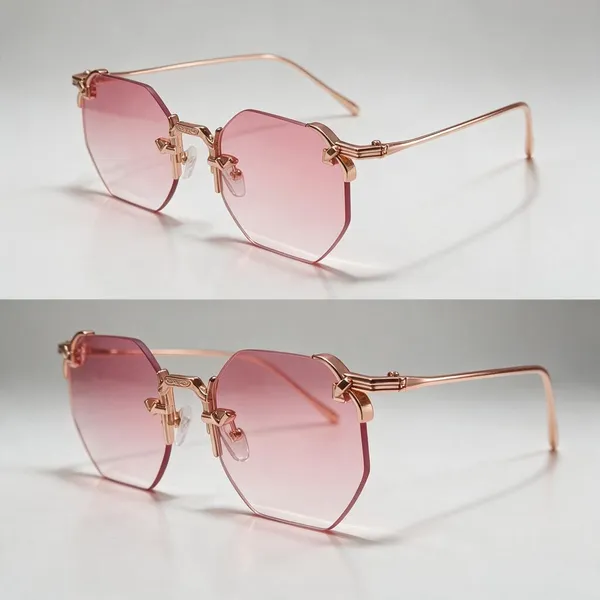 Pink_Tinted_Rimless_Sunglasses_for_Women
