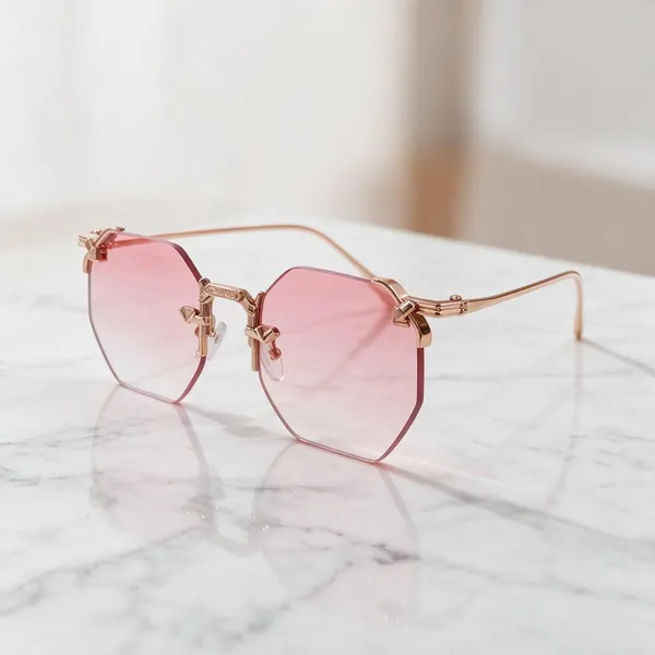 Pink_Tinted_Rimless_Sunglasses_for_Women