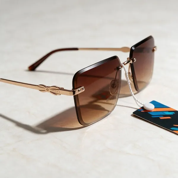 Brown_Gradient_Square_Frame_Sunglasses_For_Women