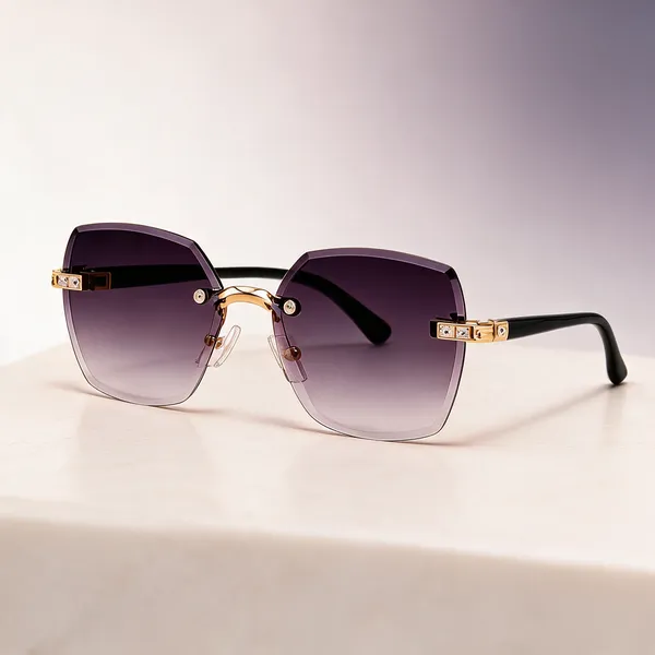 Grey_Purple_Acetate_Oversized_Square_Sunglasses_For_Unisex