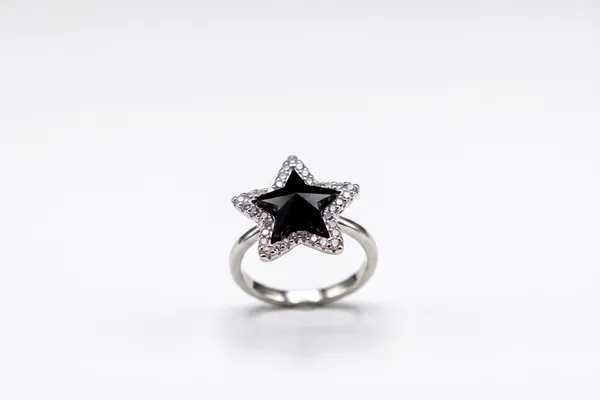 Silver_Black_Star_Stone_Sterling_Ring_For_Women