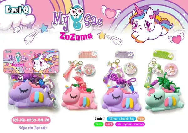 Multicolor_Silicone_And_Metal_Keychain_For_Girls_Pack_Of_1