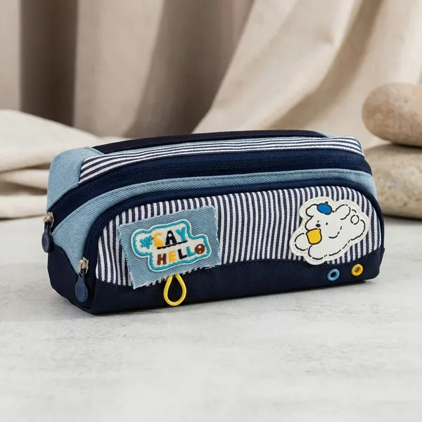 Navy_Blue_Polyester_Pencil_Case_For_Kids_Pack_Of_1