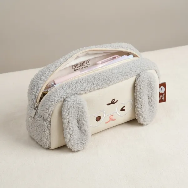 Grey_White_Beige_Polyester_Stationery_Pouch_For_Kids_Pack_Of_1