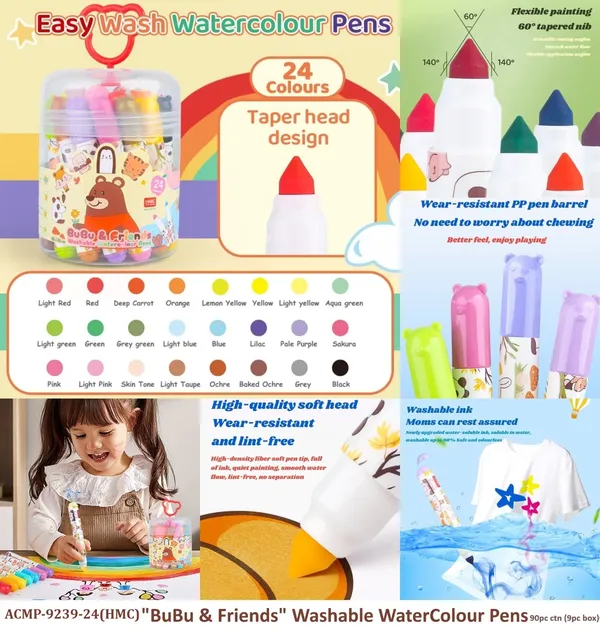 Multicolor_Plastic_Watercolour_Pens_For_Young_Artists_And_Children