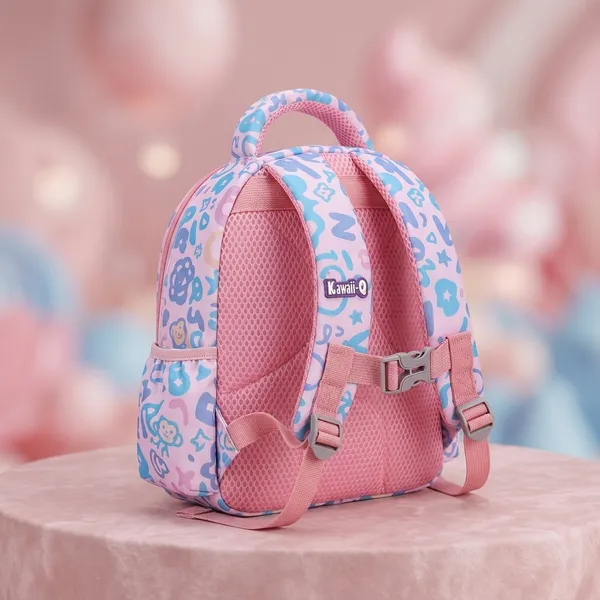 Pink_And_Blue_Polyester_Backpack_For_Kids_Pack_Of_1