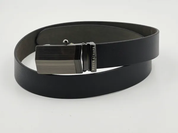 Black_Textured_Adjustable_Belt_For_Men