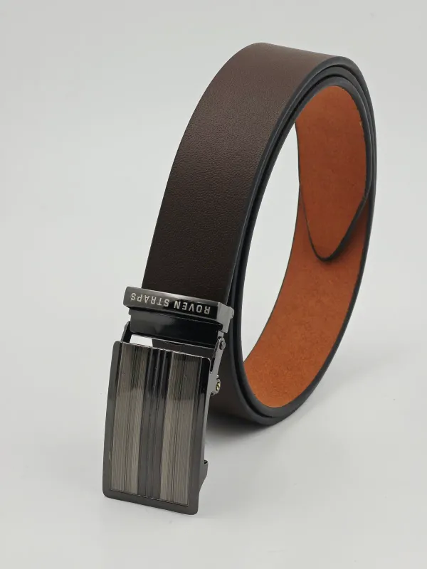 Brown_Adjustable_Automatic_Belt_For_Men
