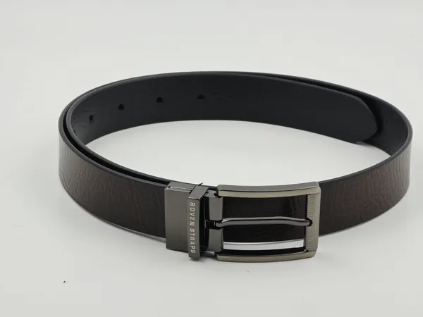 Brown_Textured_Casual_Belt_For_Men