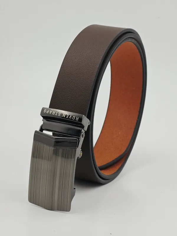 Brown_Textured_Premium_Belt_For_Men