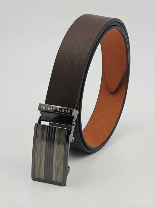 Brown_Adjustable_Automatic_Belt_For_Men