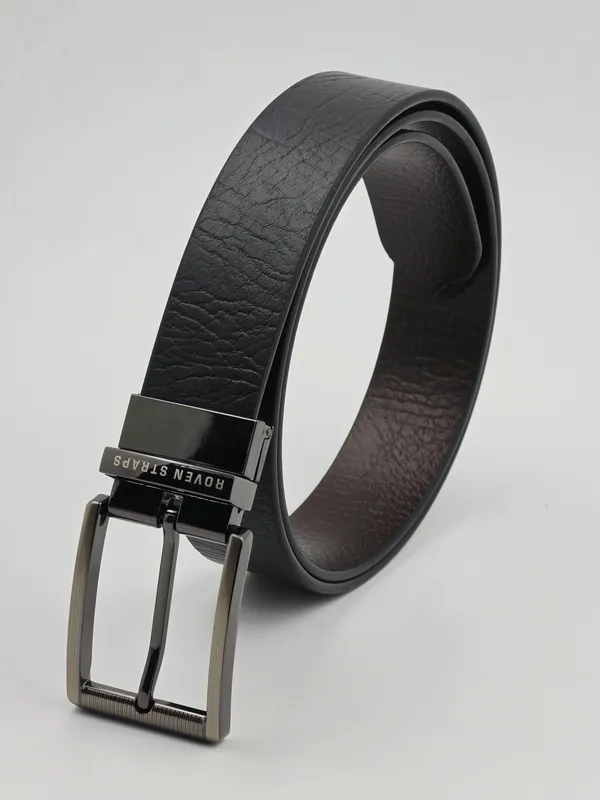 Brown_Textured_Casual_Belt_For_Men