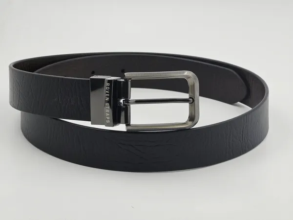 Black_Textured_Adjustable_Belt_For_Men