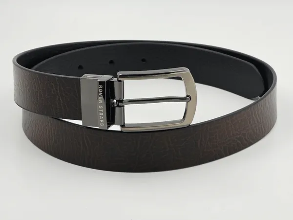 Brown_Textured_Casual_Belt_For_Men